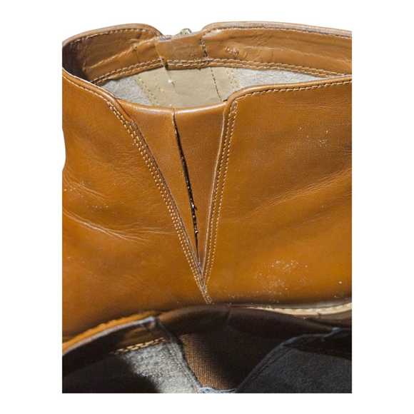 Michael Kors Brown Leather Ankle Boots Booties US 9.5 - Picture 15 of 15